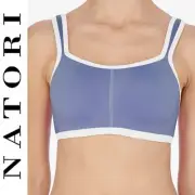 Natori 38E Yogi Ocean Blue Underwire Sports Bra! NEW!