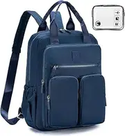 [BAGROUPS] Wizzair Airplane Cabin Travel Backpack 40 x 30 x 20 cm, Daily Travel Backpack 25 L, Fashionable College Student Leisure Backpack for Men and Women, Blue