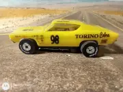 Custom T-jet Dash 1969 Torino Cobra Benny Parsons #98 New ultra G Chassis