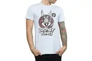 Looney Tunes Mens Bugs Bunny Circle Logo T-Shirt (Sports Grey) - UTBI1438
