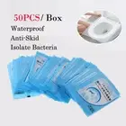 30/50pcs Disposable Toilet Seat Cover For Travel Paper Flushable Potty J2H5