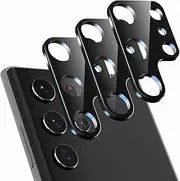 [JOYCHER] [3 Pack] Samsung Galaxy S23 Ultra Camera Lens Protector, 9H Tempered Glass Camera Cover Screen Protector, Case Friendly, Not Affect Flash Camera Cover Protection for Galaxy S23 Ultra 6.8''