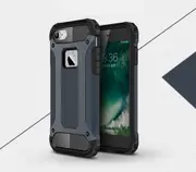 MCC Shockproof iPhone 8 Plus 7 Pls Heavy Duty Case Cover Tough Apple 8+ 7+ [Dark Blue]