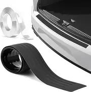 Powerful Rear Bumper Protector 41inch Scratch-Resistant Car Rear Bumper Protector Guard Trunk Door Entry Sill Guards for Most Cars(104CM+3M)