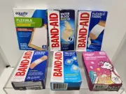 Band-Aid Miscellanous Lot-- 117-total. Boxes Damaged Lot-B