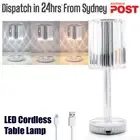 Cordless LED Bedside Table Lamp Touch Control Dimmable Light Battery Recharge AU