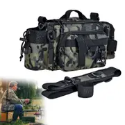 Fishing Tackle Bags Single Shoulder Crossbody Bag Waist Pack Fish Lures Gear Bag