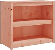 Wooden Outdoor Kitchen Cabinet with 2 Shelves, Freestanding Storage Organizer Cabinet, 106 x 55 x 92 cm, Solid Wood Douglas