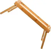 SUPVOX Reliable Bamboo Bed Tray Table Foldable Legs Lap Desk for Dorm Study Breakfast Laptop Anti-Slip