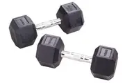 York Premium PVC Hex Dumbbell 1 x 32.5KG