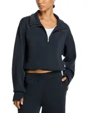 Vintage Havana Cloud Fleece Quarter Zip Sweatshirt