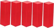 FOYTOKI 5pcs Abs Plastic Diy Lipstick Magnetic Lipstick Containers Reusable Leakproof