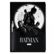 DC Comics Batman 85 Logo A5 Notebook & Pen Set Black/White One Size