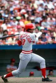 Dave Concepcion of the Cincinnati Reds 1981 Baseball Photo 7