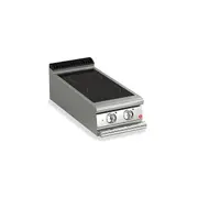 Baron Electric Cook Top With Ceramic Glass - Q70PC - Commercial Gas Cooktops (SI-Q70PC/VCE400) - Q70PC/VCE400-SI