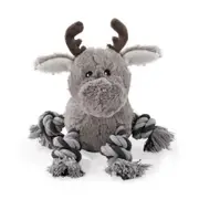 Rosewood Cupid/Comet 22cm Richie Reindeer Pet Dog Toy Soft Stuffed Animal Plush