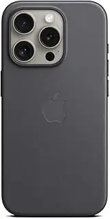 [Apple] iPhone 15 Pro FineWoven Case with MagSafe — Black ​​​​​​​