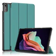 For Lenovo Tab P11 Gen 2 Solid Color PU Leather Tablet Case Tri-fold Stand Auto Wake / Sleep Smart Cover