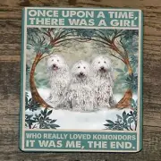 Mouse Pad Once Upon a Time There was a Girl who Really Loved Komondors Dogs