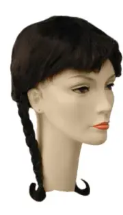 ADULT WIZARD OF OZ DOROTHY BROWN BRAIDS WIG COSTUME ACCESSORY LW212MBN