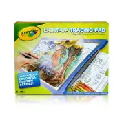 Crayola Light-Up Tracing Pad Blue Colored Pencils Kids Toys