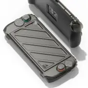 Savage Raven by Skull & Co. Front Cover Bundle for Nintendo Switch 2 StandGrip - Smoky Black Front Cover & Black StandGrip