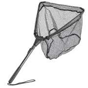 Portable Fish Net with Collapsible Pole Handle for Saltwater Freshwater