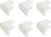 EZONEDEAL 6pcs Baby Proofing Edge Protector Furniture Corner & Edge Safety Bumpers Baby Proofing Kit for Furniture (Foam-White)
