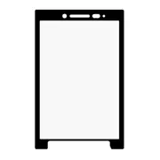 3PCS 0.3mm 9H Surface Hardness 2.5D Silk-screen Full Screen Tempered Glass Film for BlackBerry KEY2(Black)