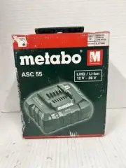 Metabo 627045000 ASC55 Li-Ion 12-18v-36V Battery Charger New Us Plug