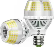 300W Equivalent 5000 Lumens LED Light Bulb, 5000K Daylight Super Bright Light...