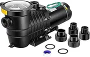 2.0 HP 6800 GPH Copper Motor Self Primming Dual Voltage in/Above Ground Swimming Pool Pump 1.5" & 2.0'' Inlet Energy