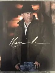 Kevin Costner Signed Yellowstone 8x10 Photo With COA