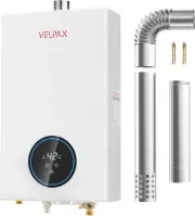 VELPAX Natural Gas Tankless Water Heater,4.74GPM 18L Indoor