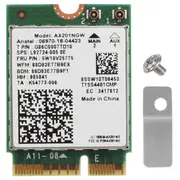 For Intel Wi-Fi 6 AX201 Bluetooth 5.0 Dual Band 2.4G/5G Wireless NGFF Button E CNVi Wifi Card AX201N Green & white