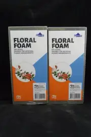 Floral Flower Foam Dry Blocks For Artificial Flower Arrangements - 2 Blocks