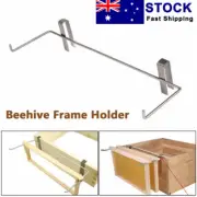 Stainless Steel Beehive Frame Holder Bee Hive Perch Farming Agriculture Tool AU
