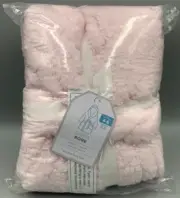 Pottery Barn Kids Solid Plush Faux Fur Sherpa Robe Pink 4 6 Medium #9908
