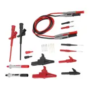 4mm Banana Plug Electronic Multimeter Multi Meter Test Lead Probe Cable Set P16
