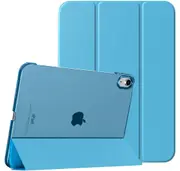 MCC iPad Air 11" 2024 M2 Tri-Fold Smart Cover Semi-Clear Back Case Apple Air6 [Sky Blue]