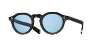 Eyevan Mason-Sun-E PBK-BLU Men's Sunglasses Black Size 46
