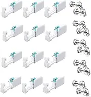 [Ladiz] 12Pcs Ear Piercing Tool Kits,Portable Ear Gun Set Safety Ear Piercing Kit for Piercing Kit Piercing Tool for Men Women