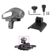 Sports Camera Adapter Extension Bracket+Searchlight for DJI Avata2/Insta360 GO3