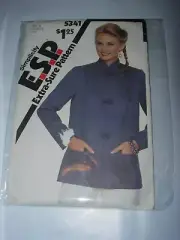 WOMENS UNCUT SIMPLICITY 5341 SEWING PATTERN ASIAN JACKET SIZE M 6-10