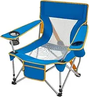 Camping Chairs Outdoor Armchair Beach Deck Chairs Portable Leisure Seat Stool with Breathable Mesh, Comes with Storage Bag Portable Folding Chair
