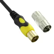 10m High Quality TV Antenna Flylead Cable Lead Cord 75 Ohm Gold Plated