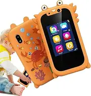 Kids Cell Phone Toy with Camera | Toddler Cell Phone Learning Toys with Camera - Learning Mobile Phone Toys, Music Player Story Telling Phone for Kids