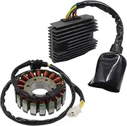 Rectifier Replacement Motorcycle Magneto Stator Coil +Voltage Regulator Rectifier for VFR800 for Interceptor VFR FiW/FiX 31120-MBG-003