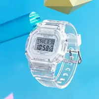 在飛比找ETMall東森購物網優惠-CASIO 卡西歐 BABY-G 透明 經典人氣方形電子錶 