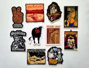 90's Alternative Vinyl Lot Pack (10 Stickers) SET 11 alice in chains nirvana